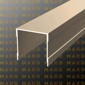 Направляющая верхняя одинарная MS330 Шампань (A06)